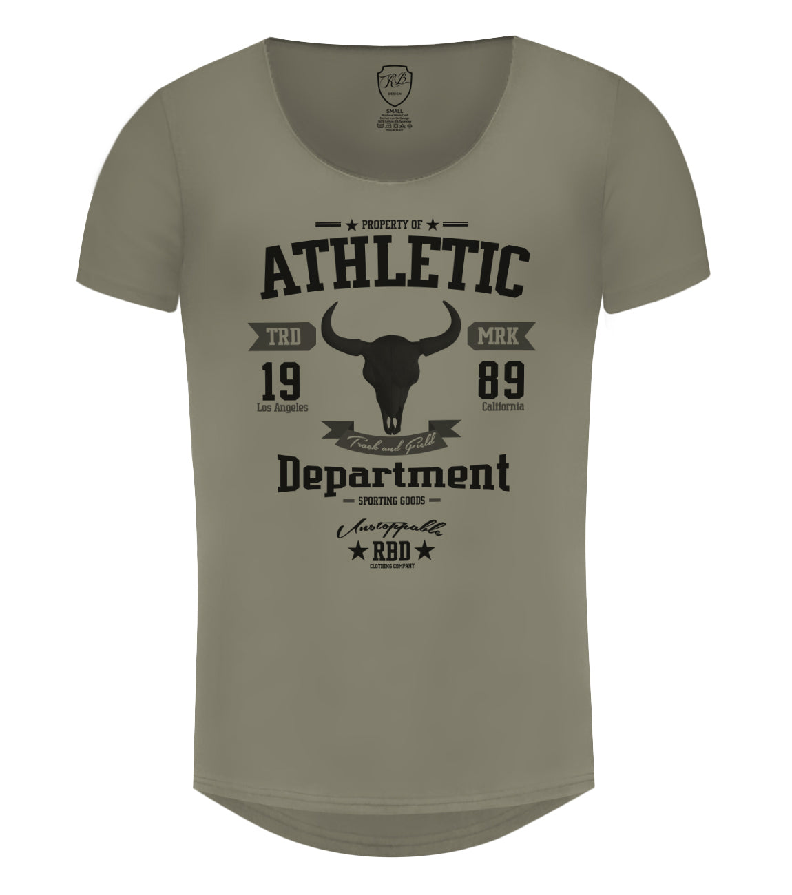 RB Design Athletic Department Men's T-shirt HQ Stretch Cotton / Color Option / MD889