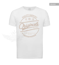 Casual Men's White RB Design T-shirt "Originals" Beige MD890B