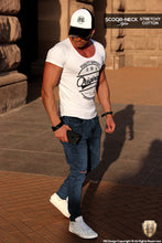 Casual Men's White RB Design T-shirt "Originals" Black MD890BK