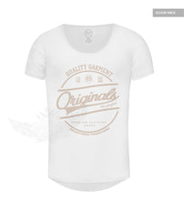 Casual Men's White RB Design T-shirt "Originals" Beige MD890B