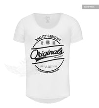 Casual Men's White RB Design T-shirt "Originals" Black MD890BK