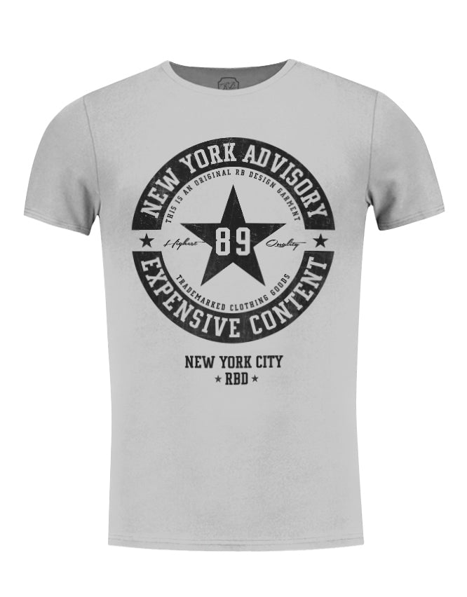 New York Expensive Content Premium Men's Graphic T-shirt / Color Option / MD891