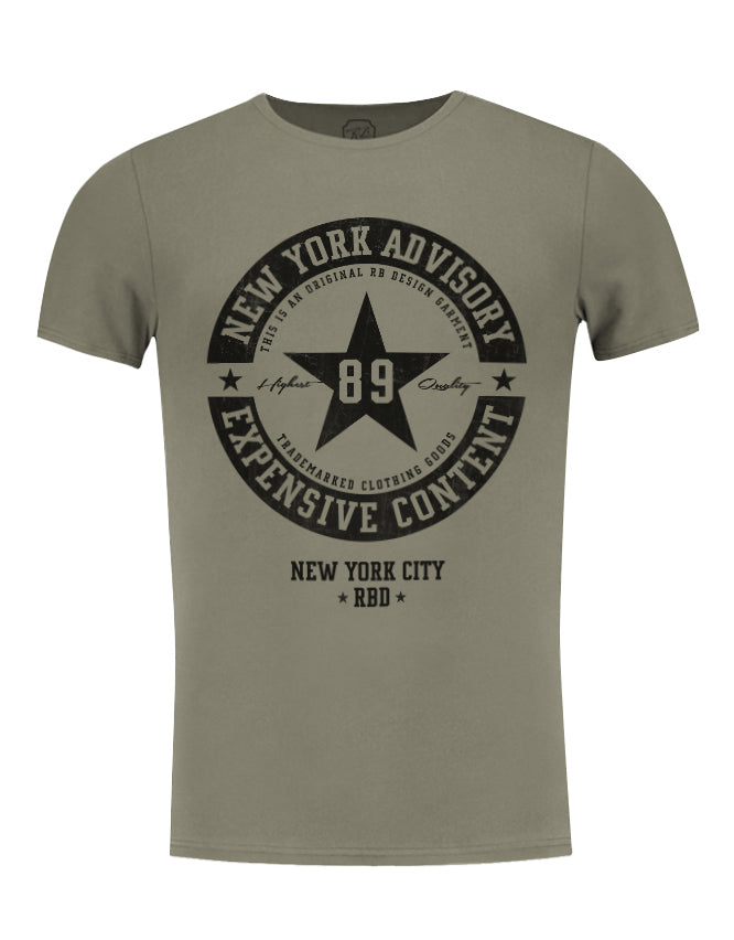 New York Expensive Content Premium Men's Graphic T-shirt / Color Option / MD891