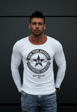 Mens Long Sleeve T-shirt"New York Advisory" MD891