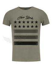 Casual Men's T-shirt New York Street Style Crew Neck T-shirt / Color Option / MD892