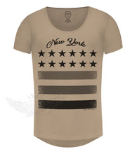 Casual Men's T-shirt New York Street Style Crew Neck T-shirt / Color Option / MD892