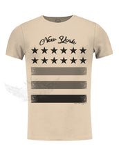 Casual Men's T-shirt New York Street Style Crew Neck T-shirt / Color Option / MD892