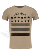 Casual Men's T-shirt New York Street Style Crew Neck T-shirt / Color Option / MD892