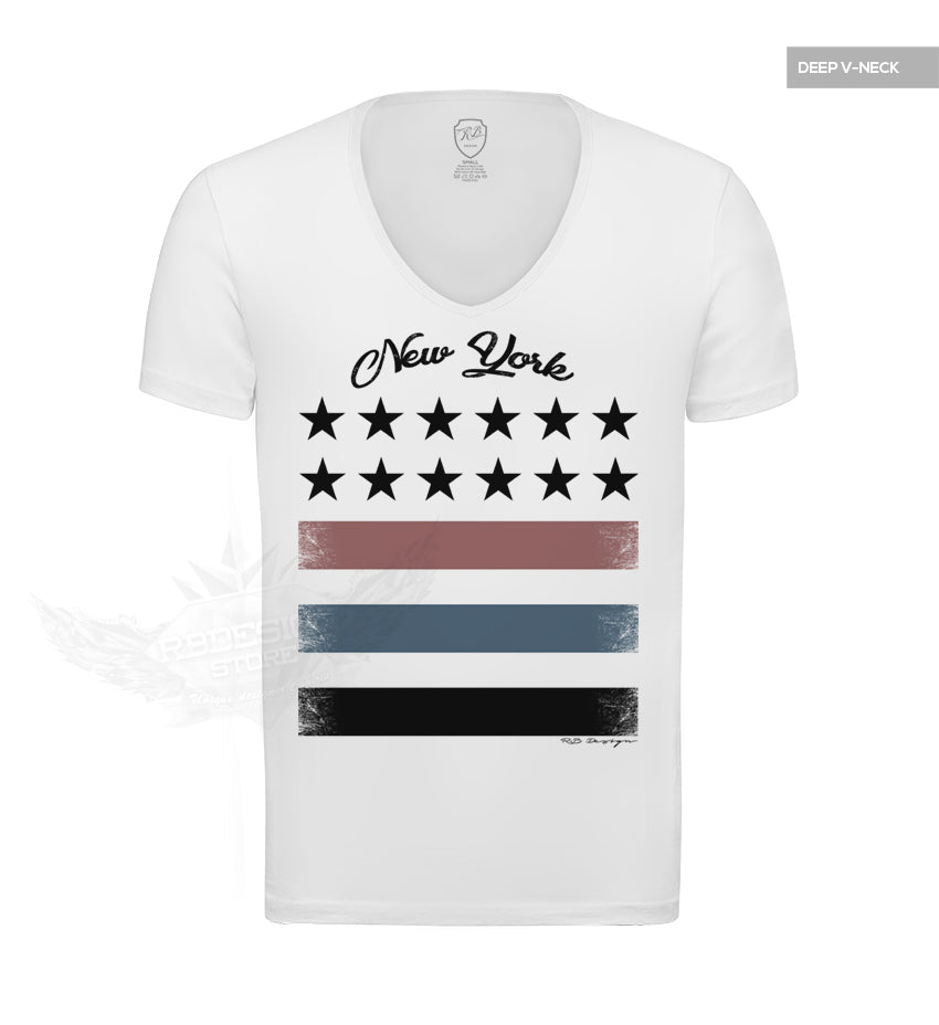 deep v neck t-shirt