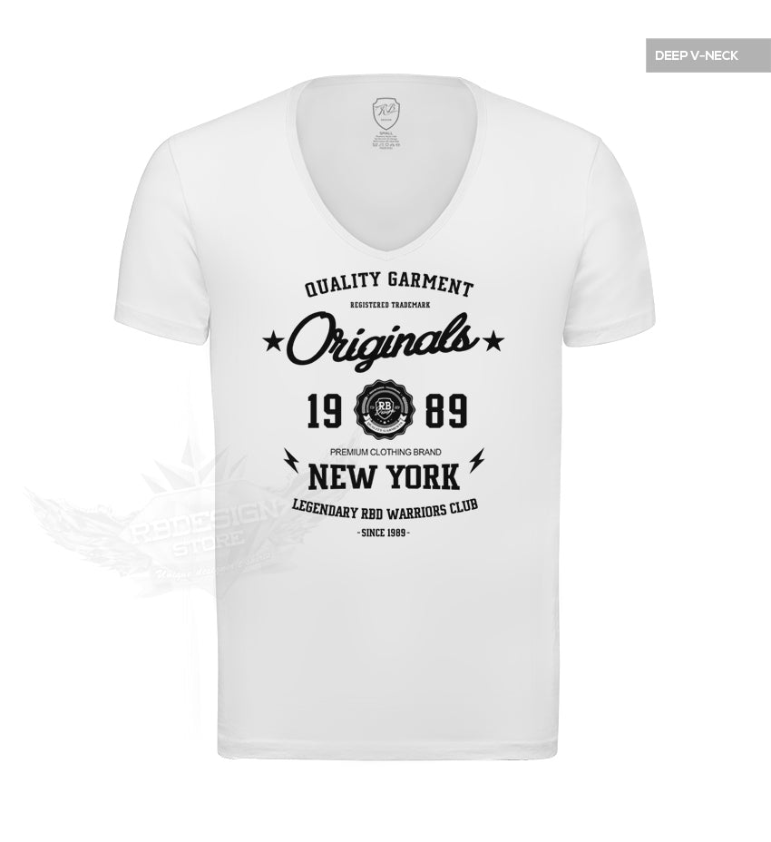 New York Street Fashion Mens T-shirt Casual Graphic Tee MD895BK