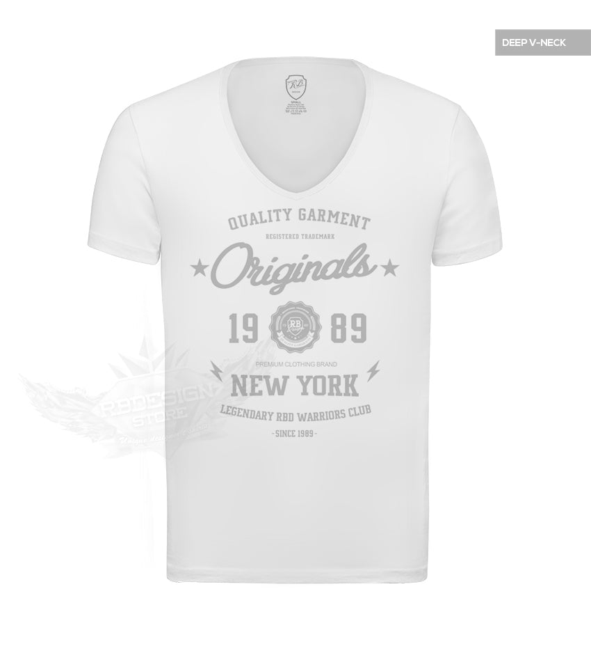 RBD Originals Mens T-shirt Casual NY Street Fashion Tee GRAY MD895G