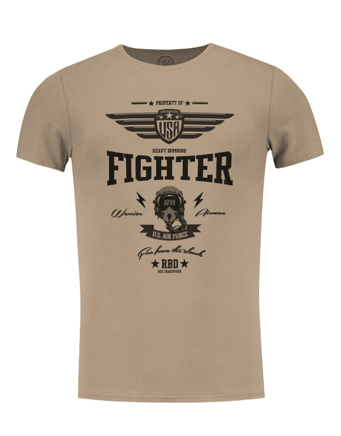 Mens T-shirt US Air Force Fighter MD896