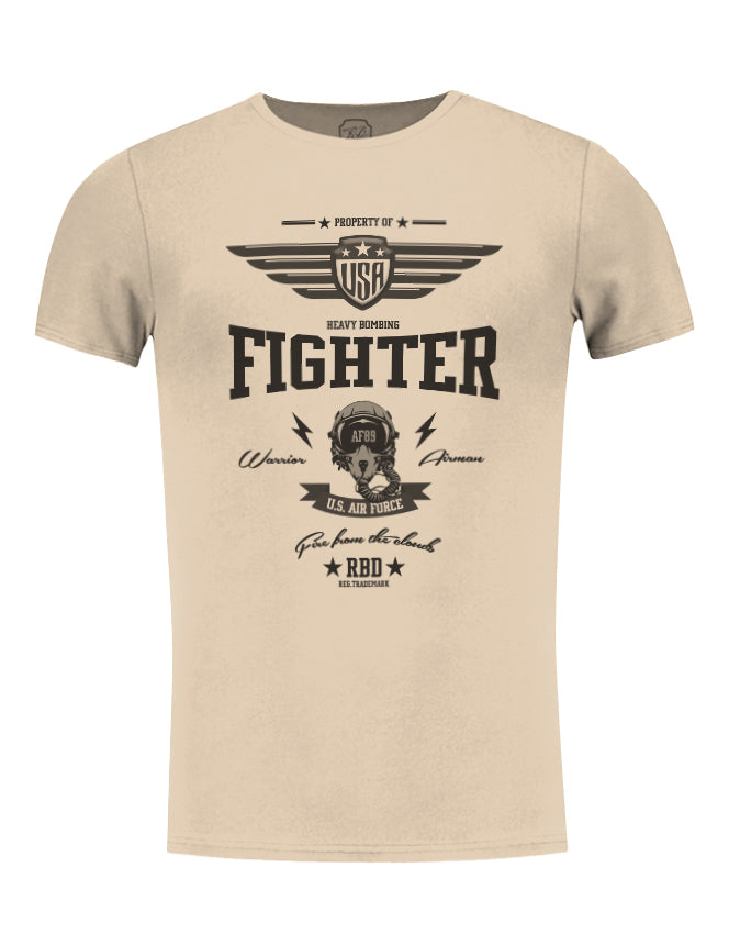 Mens T-shirt US Air Force Fighter MD896