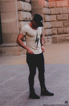 Cool Mens Casual T-shirt Flash Slim Fit Graphic Tee "Faith"/ Color Option / MD897