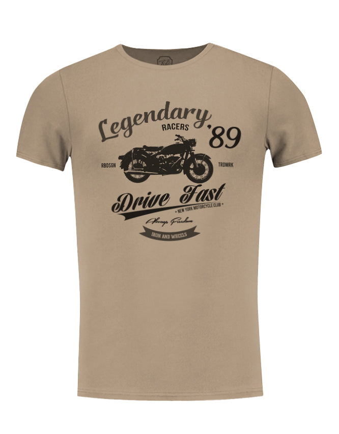 Vintage Retro Motorcycle Mens T-shirt Cool Graphic Tee / Color Option / MD898