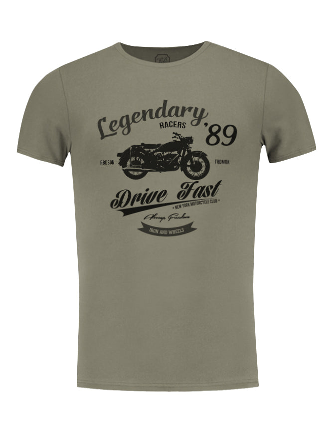Vintage Retro Motorcycle Mens T-shirt Cool Graphic Tee / Color Option / MD898