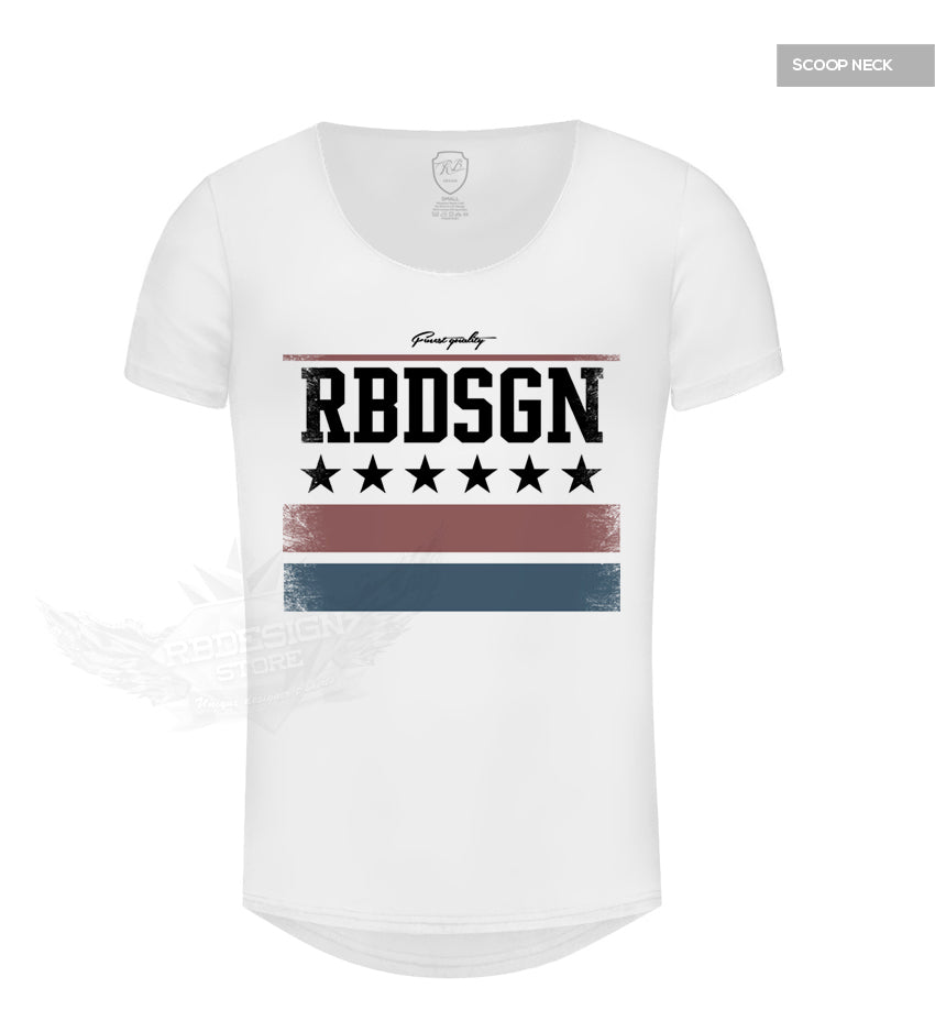 Finest Quality RB Design Men's T-shirt Urban Fashion Graphic Tee MD899RB