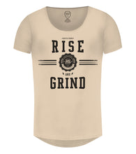 Rise and Grind Men't T-shirt Muscle Fit Stretch Cotton Tee / Color Option / MD908