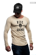 Mens Long Sleeve T-shirt "Rise and Grind" MD908