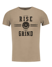 Rise and Grind Men't T-shirt Muscle Fit Stretch Cotton Tee / Color Option / MD908
