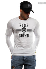 Mens Long Sleeve T-shirt "Rise and Grind" MD908