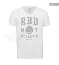 Men's Casual Street Fashion White T-shirt Finest Quality RB Design Tee MD915