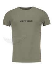 Men's Casual T-shirt Always Hungry Saying Slim Fit Muscle Tee / Color Option / MD916