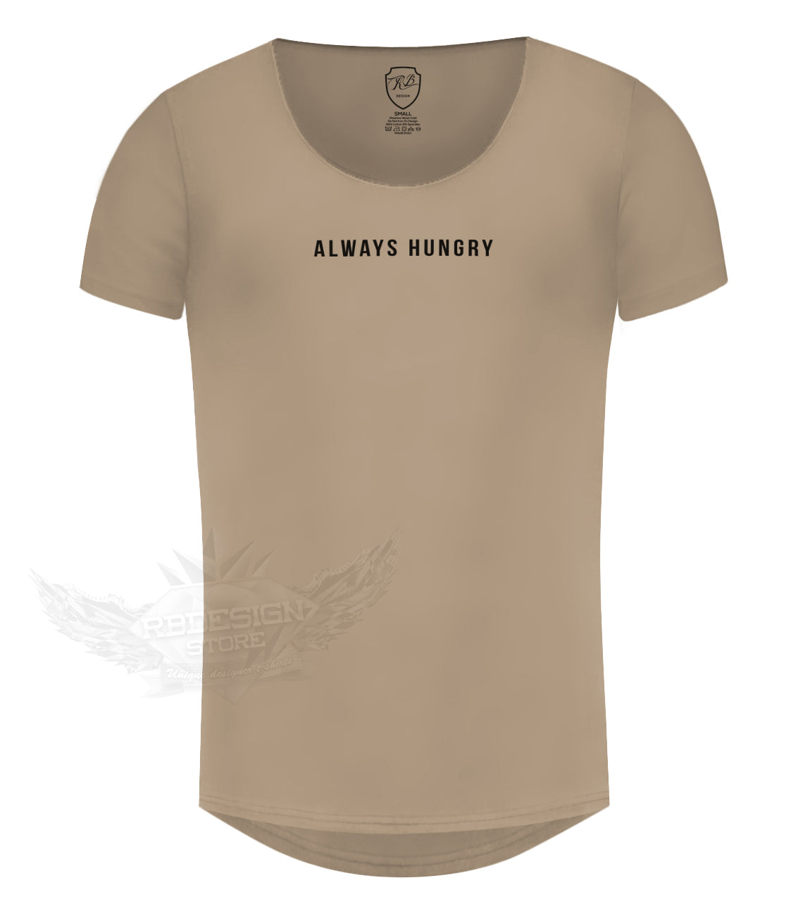 Men's Casual T-shirt Always Hungry Saying Slim Fit Muscle Tee / Color Option / MD916