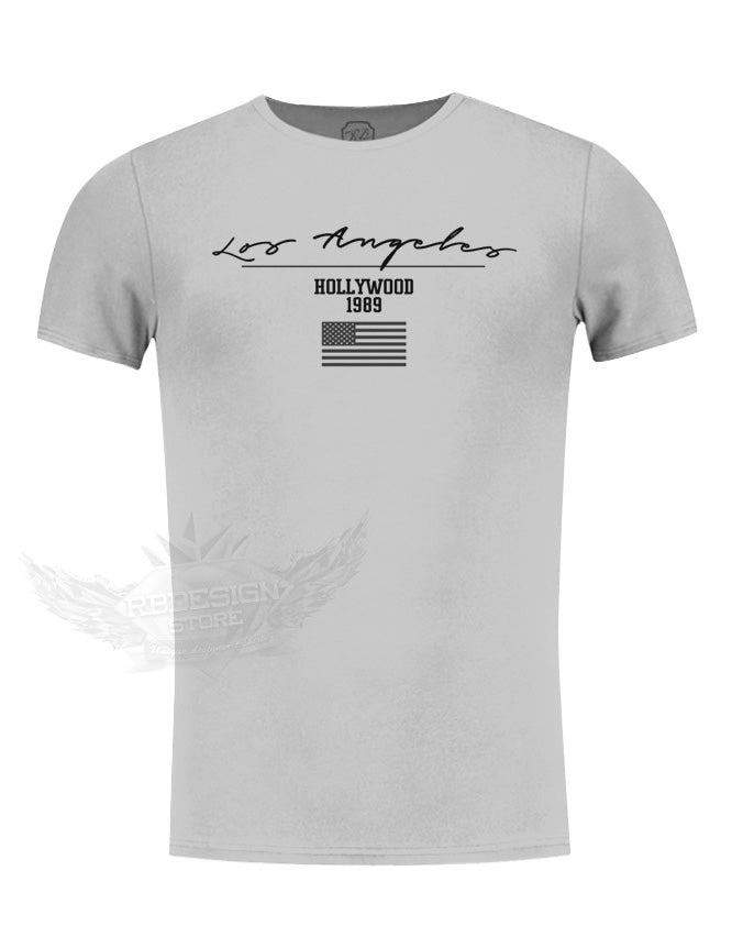 mens casual tee shirts gray