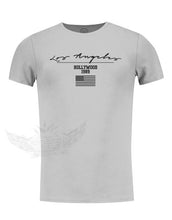 mens casual tee shirts gray