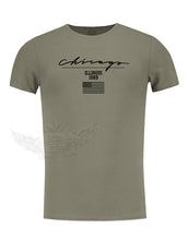 khaki mens casual t-shirts