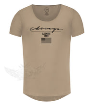 scoop neck mens fashion t-shirt