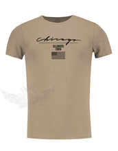 beige mens t-shirt crew neck