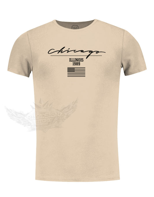 crew neck casual mens t-shirt