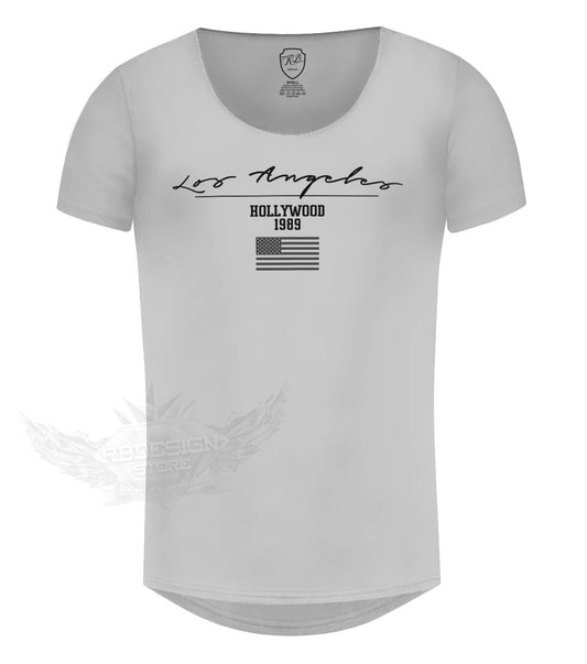 los angeles gray mens t-shirt