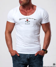Limited Edition Mens White Designer T-shirt "Sinners Club Member" MD918BS