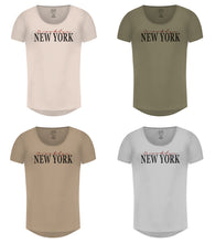 Men's T-shirt "New York Brooklyn" Khaki Gray Beige / Color Option / MD923