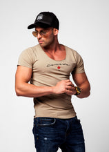 Men's T-shirt "Canada" Khaki Gray Beige / Color Option / MD924