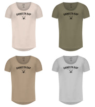 Men's T-shirt "Gangsta Rap Made Me Do It" Khaki Gray Beige / Color Option / MD929