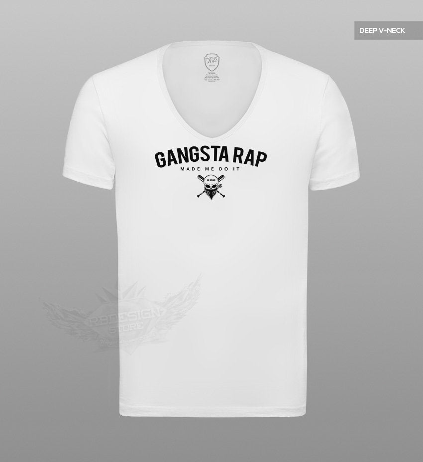 Men's T-shirt Gangsta Rap Made Me Do It MD929