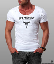 Men's T-shirt Rise And Grind  MD932 Gray