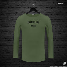 Mens Long Sleeve T-shirt "Discipline" MD933