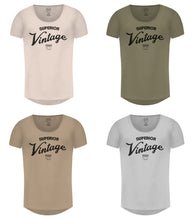 Stylish Men's T-shirt "Superior Vintage" Khaki Gray Beige / Color Option / MD934