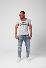 Stylish Men's T-shirt "Superior Vintage" Khaki Gray Beige / Color Option / MD934