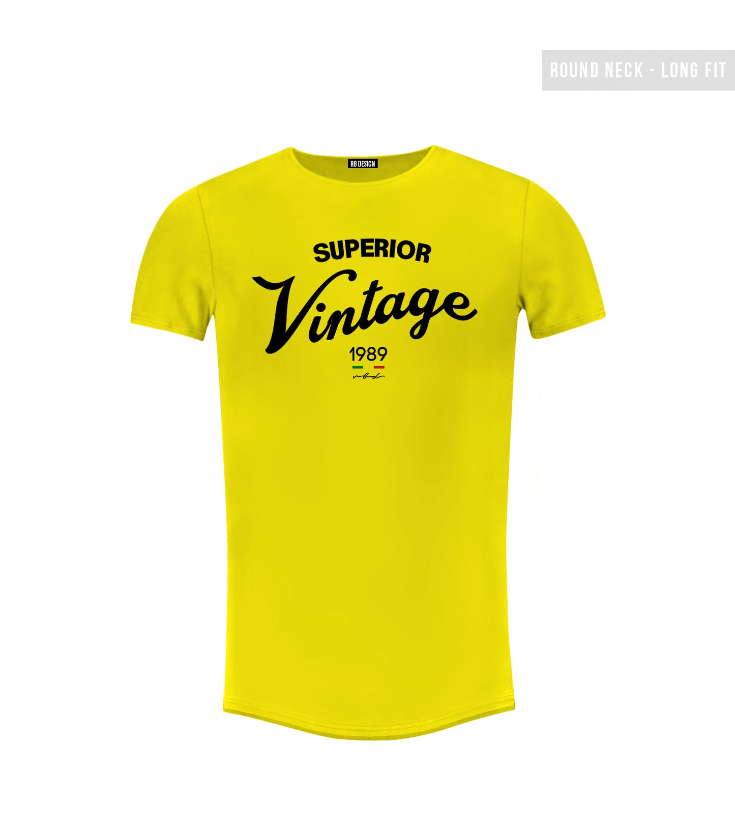 Men's T-shirt "Superior Vintage" Round Neck Long Fit MD934