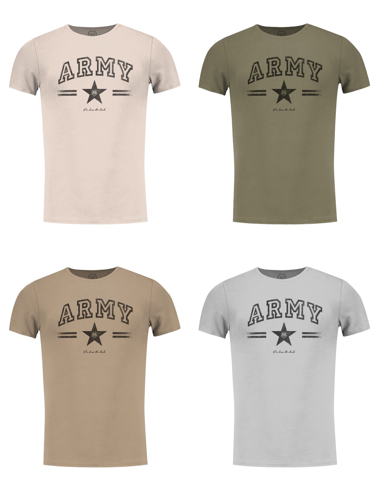 Mens T-shirt Army MD944