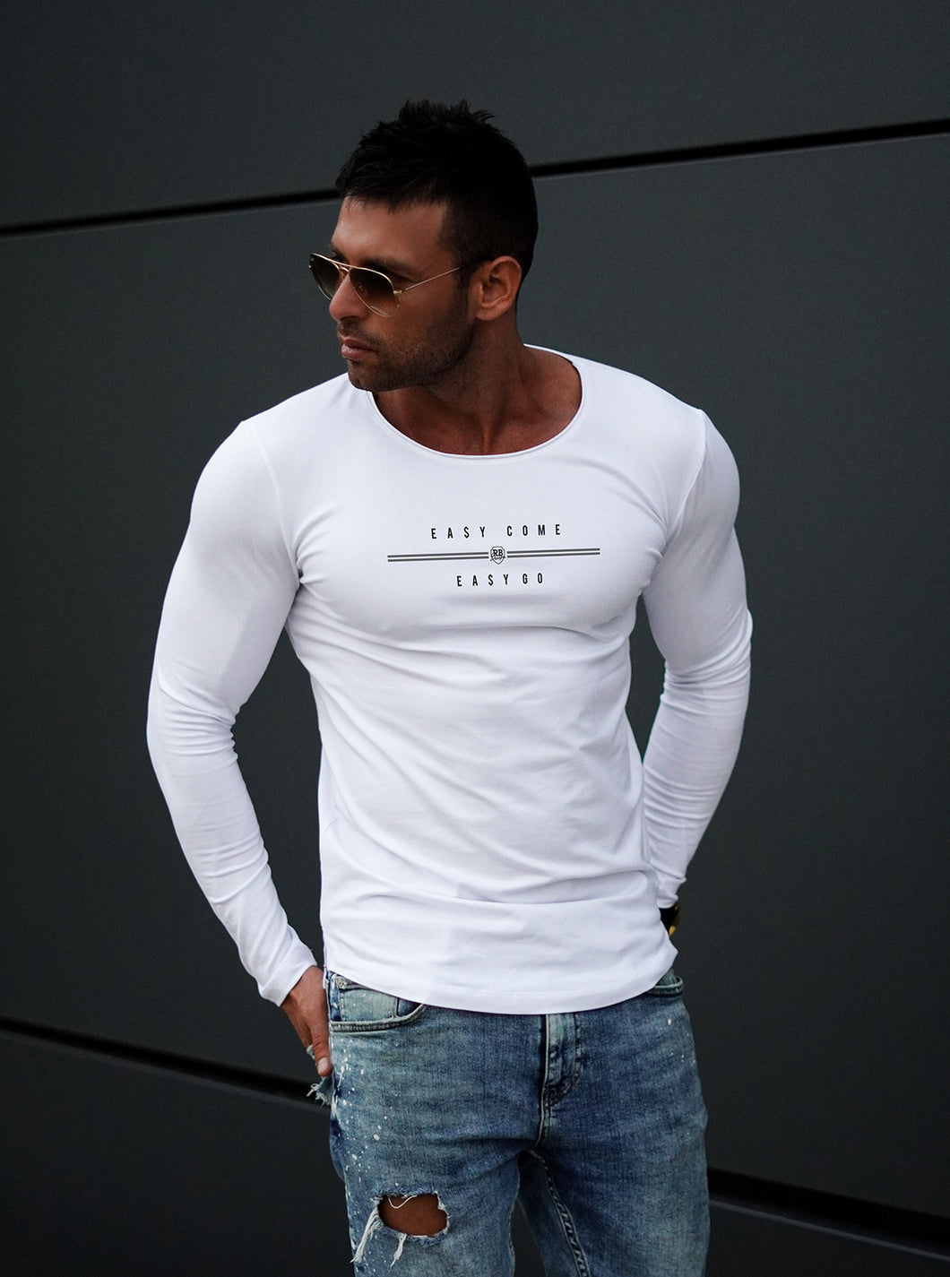 geboren beet het is mooi Men's Long Sleeve T-shirts / Slim Fit Clothing Online / Casual Tees – RB  Design Store