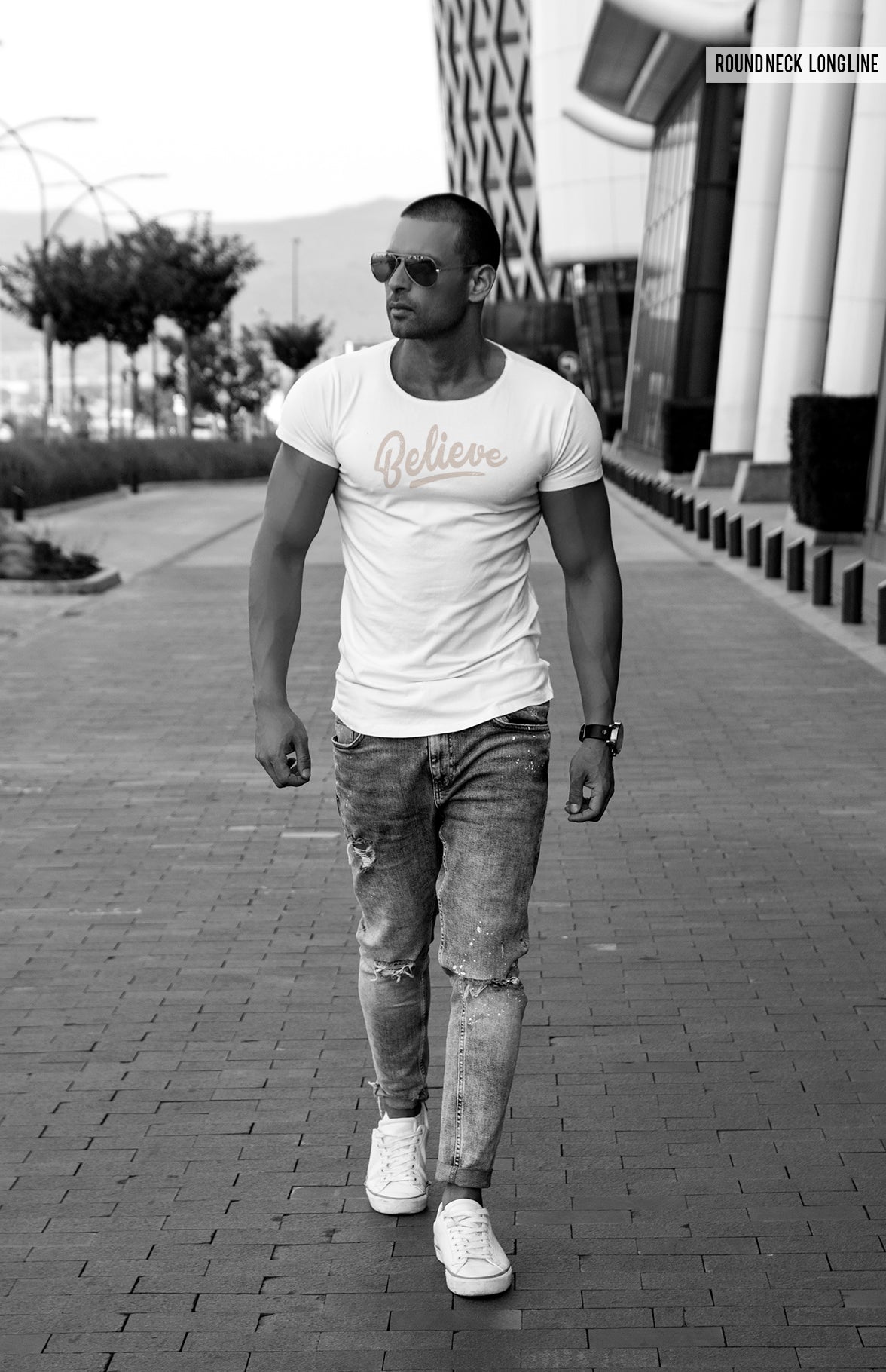 Mens T-shirt "Believe" MD949