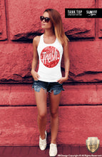 womens flowers tank top