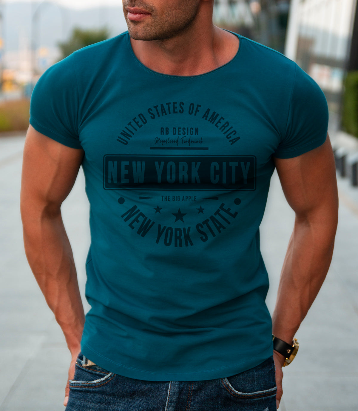 Men's T-shirt "New York" MD950